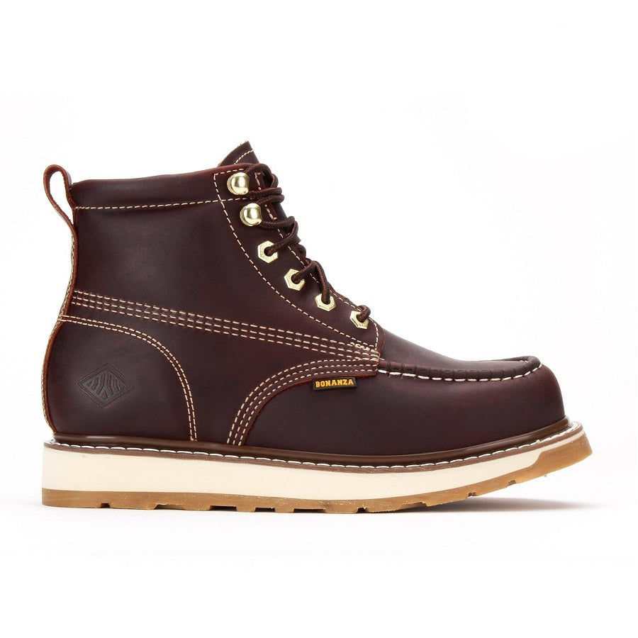 Work Boots NA-BA-612 Burgundy - Botas de Trabajo