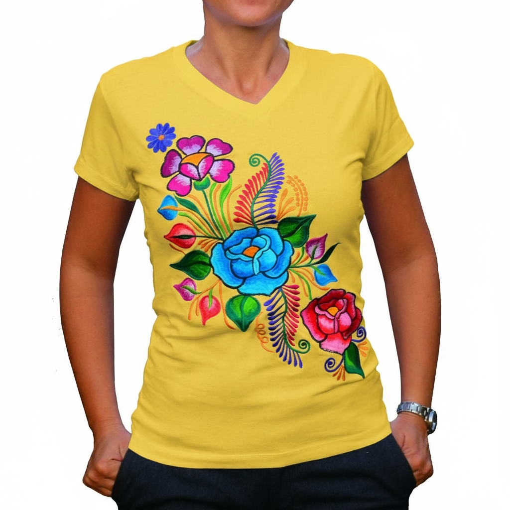 Embroidered Shirt NA-TM-79093 - Playera Bordada