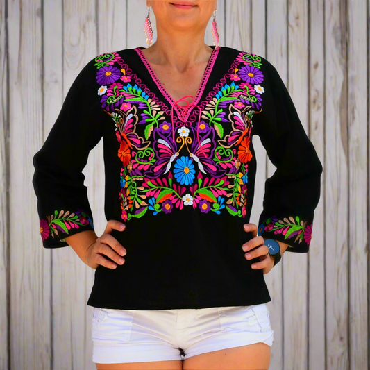 Embroidered Blouse NA-TM-77535
