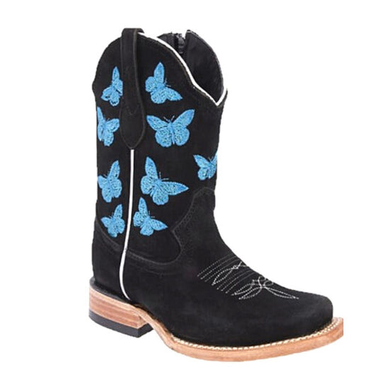 Botas vaqueras para ninas KS-WD0388-388 - Girls Western Boots Mariposa