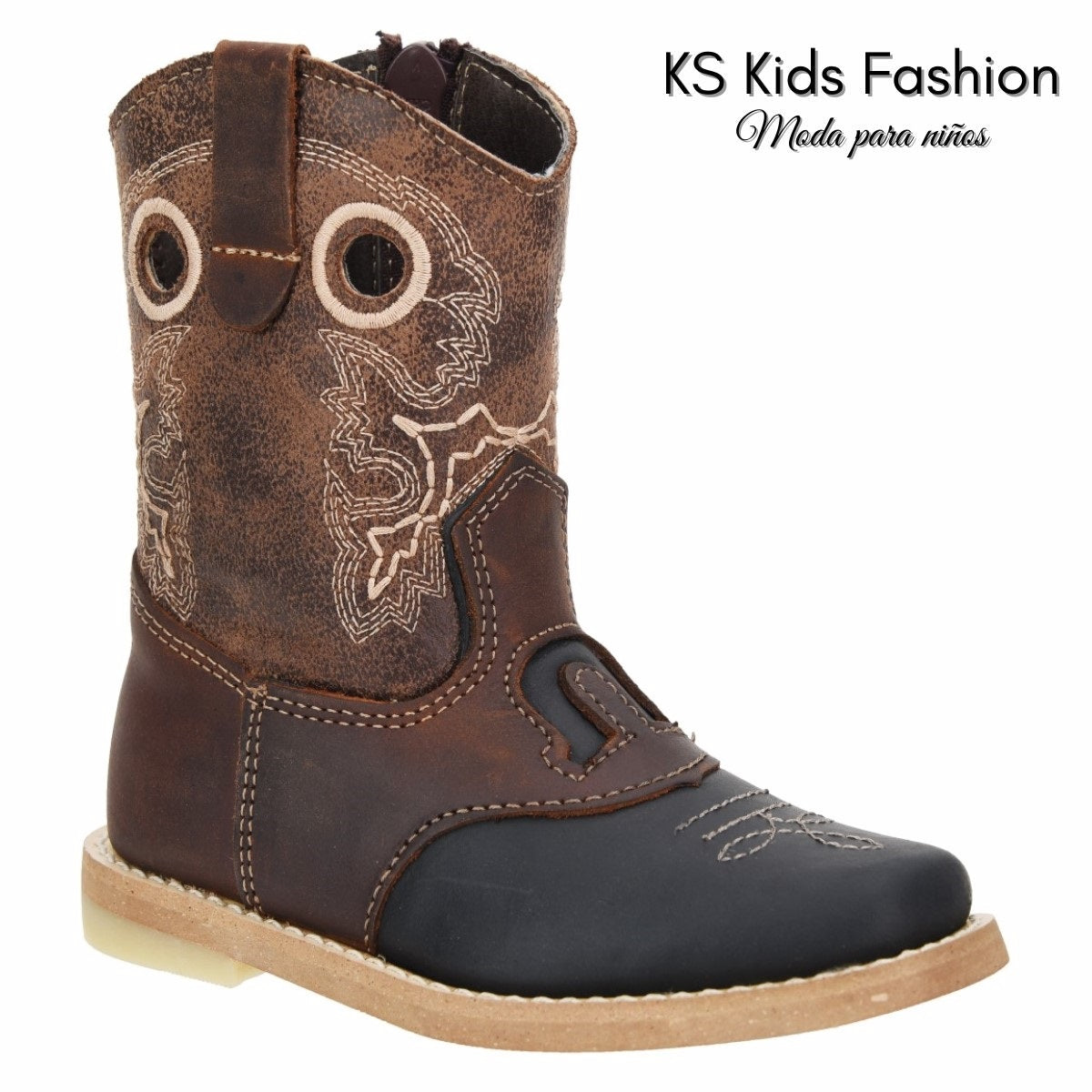Botas vaqueras para ninos KS-WD0392-385 - Kids Western Boots