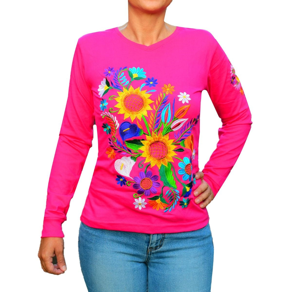 Mexican Embroidered Shirt NA-TM-79060