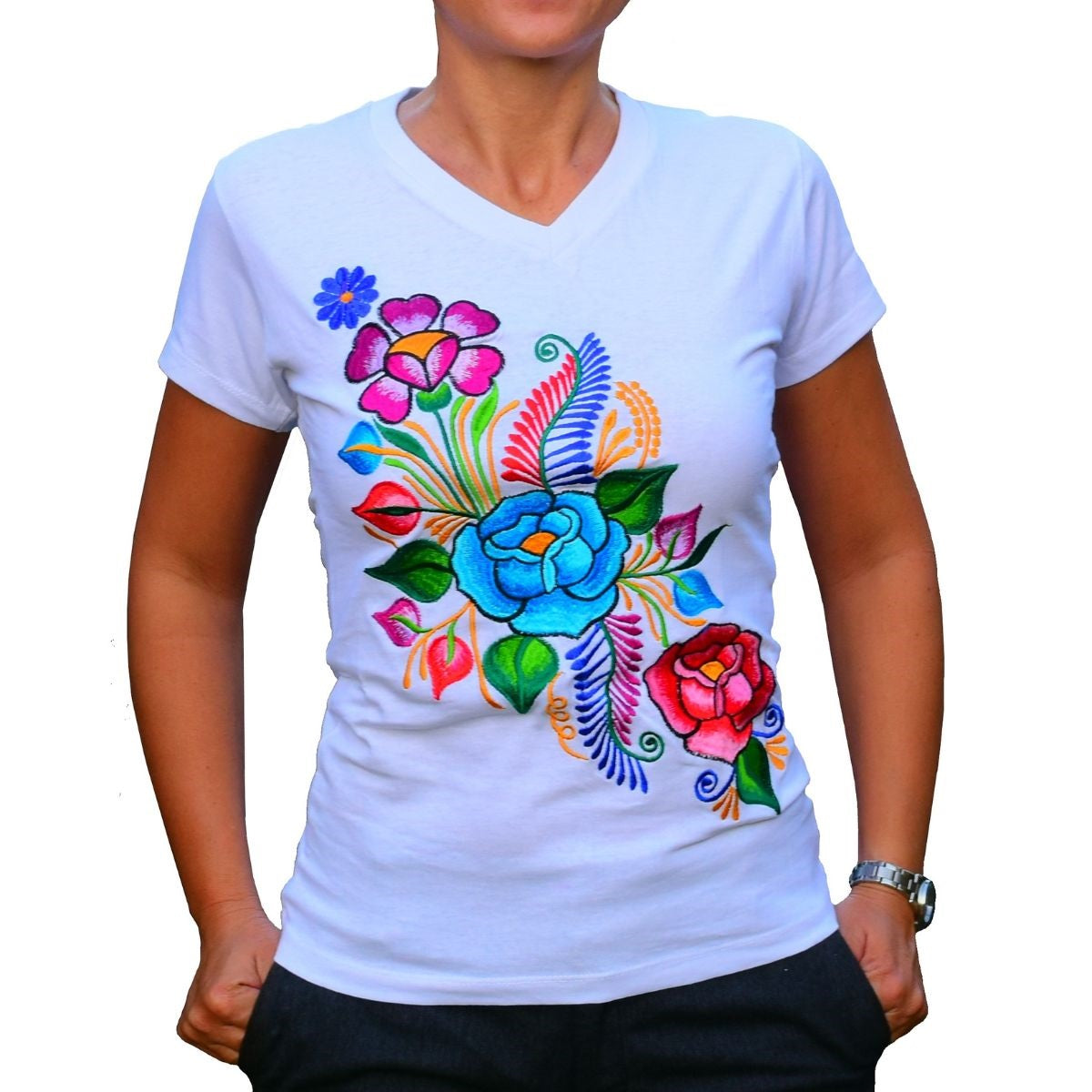 Mexican Embroidered Shirt NA-TM-79090