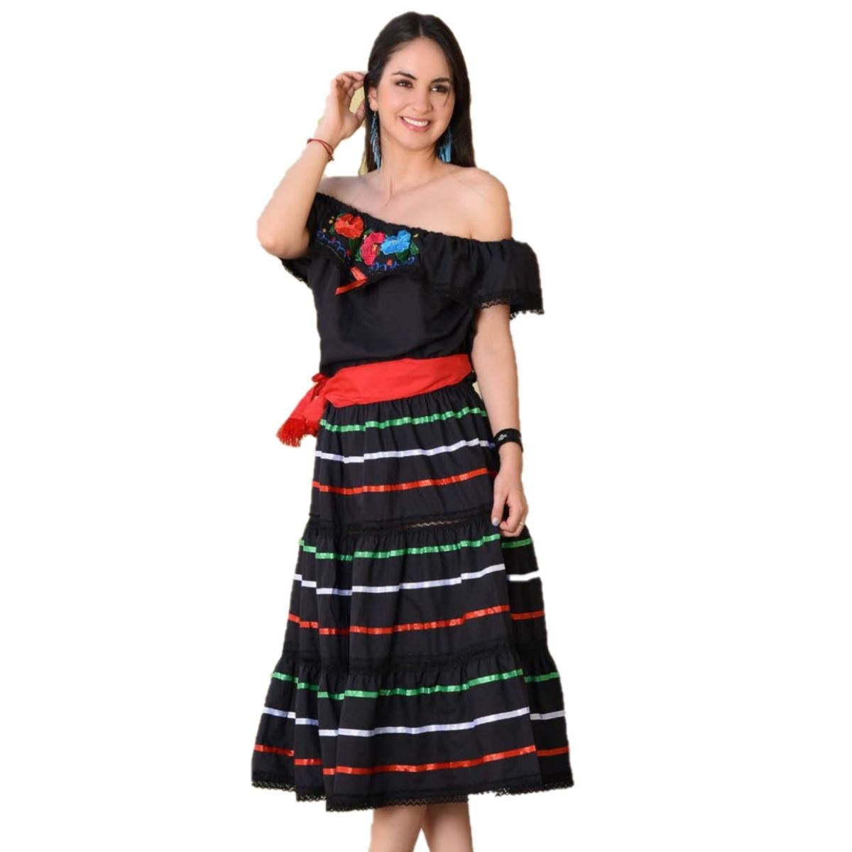 Embroidered Dress NA-TM-74117 - Vestido Patrio
