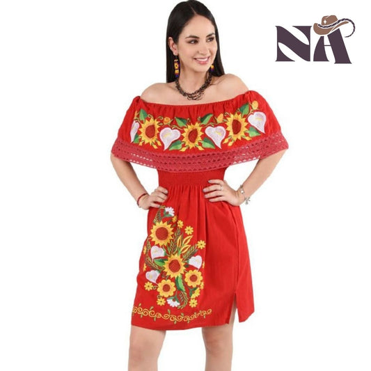 Embroidered Dress NA-TM-77318 - Vestido Bordado