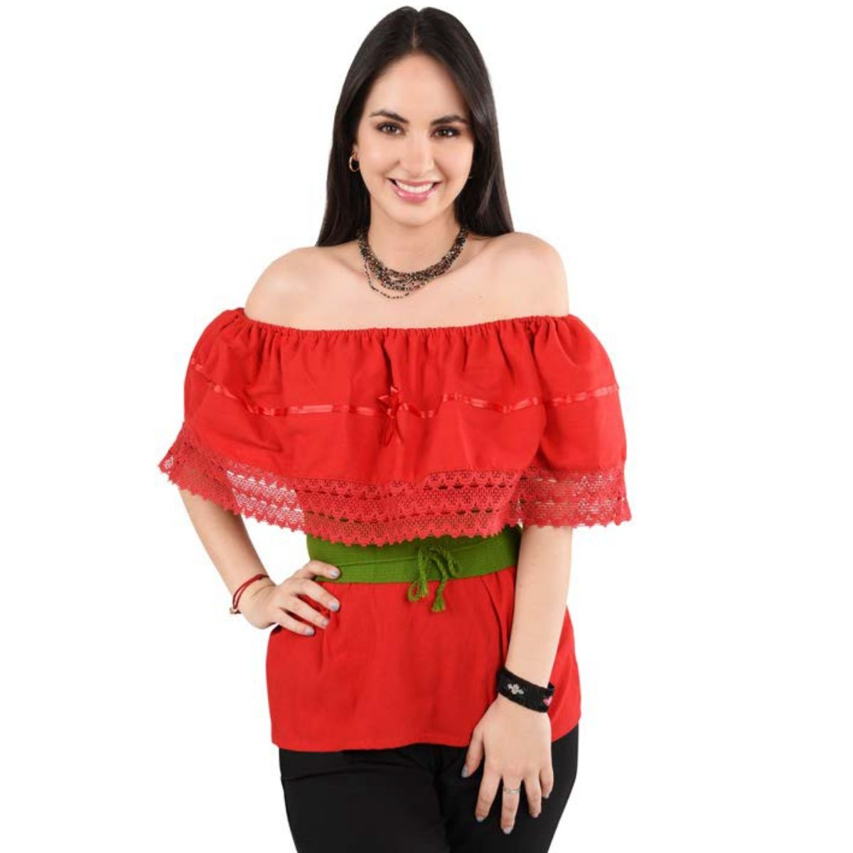 Embroidered Blouse NA-TM-77509 - Blusa de Mujer
