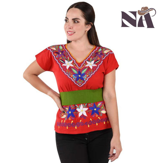 Embroidered Blouse NA-TM-77522 - Blusa Bordada
