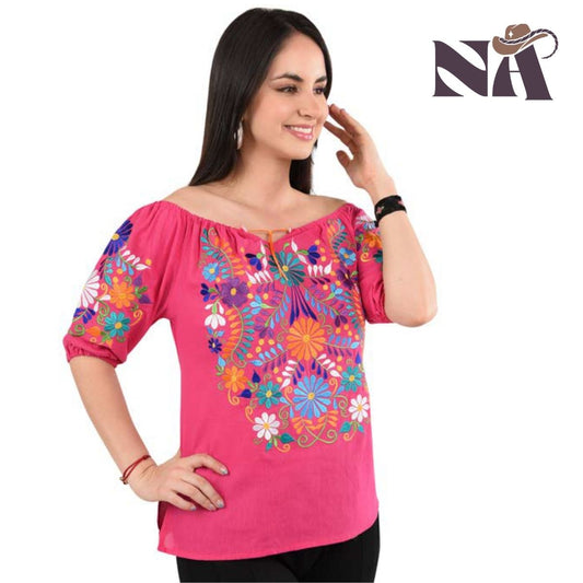Embroidered Blouse NA-TM-77577 - Blusa Bordada