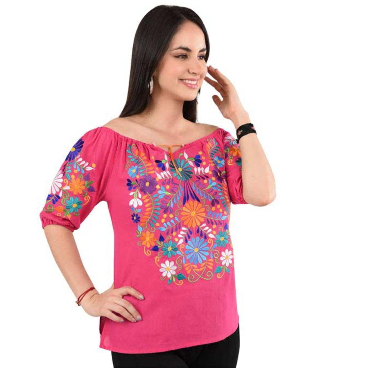 Embroidered Blouse NA-TM-77577 - Blusa Bordada