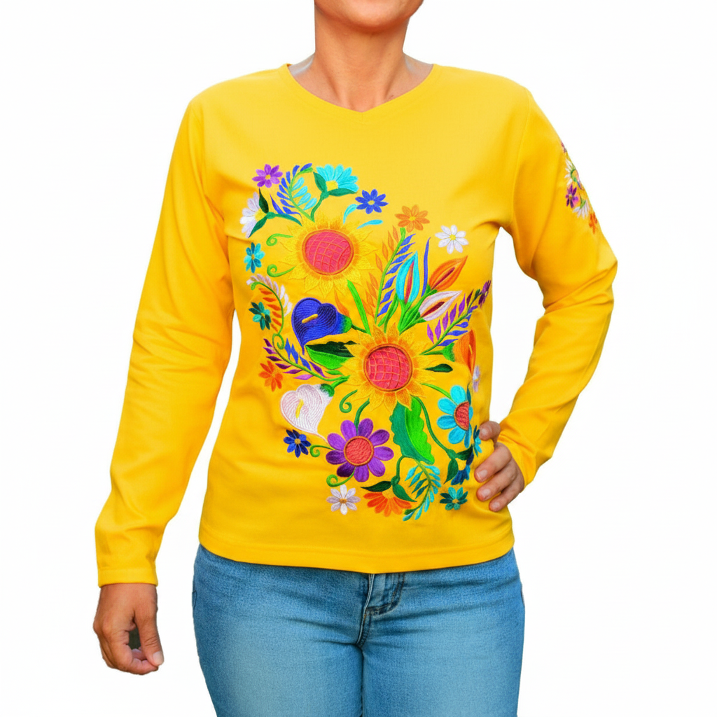 Embroidered Shirt NA-TM-79073 -Playera Bordada