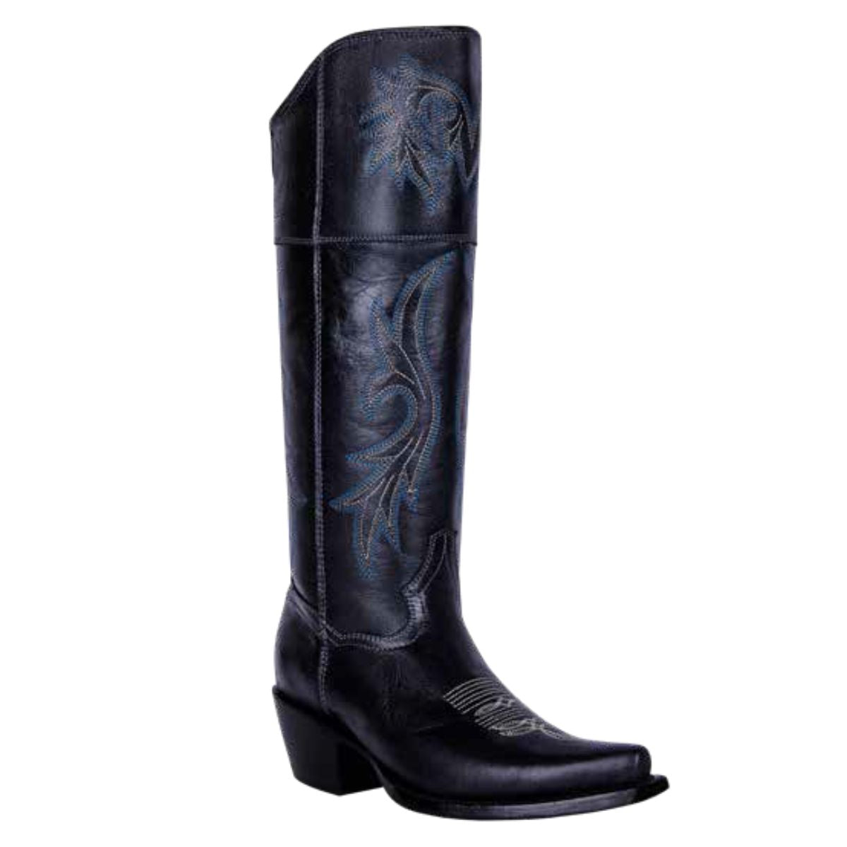 NA-WD0479BlackWesternhighbootsNancyAlvarezCollections