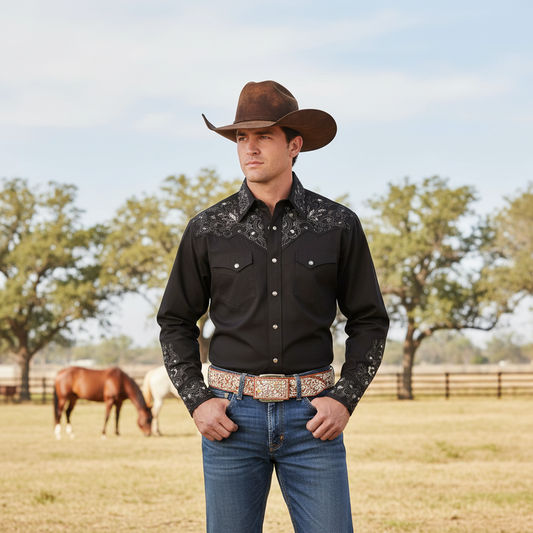 Leather Belt NA-WD1589 Cinturon de Piel