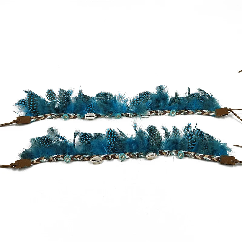 Hat Feather Accessories Cowboy Hat Fedora Hat Band Decoration Men's and Women's Hat Band Belt Fashion Accessories