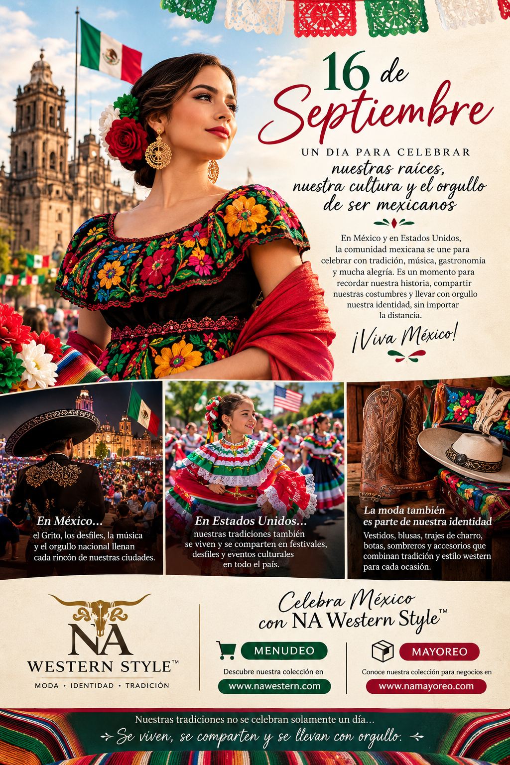 16 de Septiembre: Un día para celebrar nuestras raíces, nuestra cultura y el orgullo de ser mexicanos