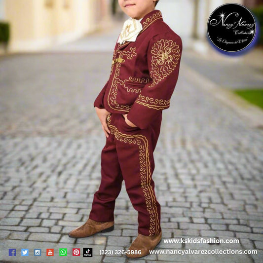 Trajes de Charro y Mariachi para ninos en Estados Unidos: Tradición, Elegancia y Orgullo Mexicano  Nancy Alvarez Collections Ks Kids Fashion
