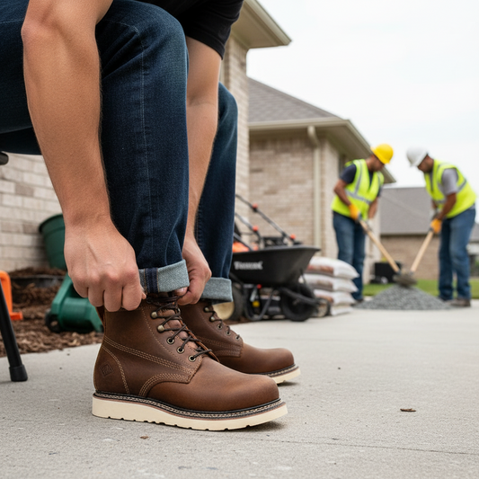 Work Boots NA-BA-633 Crazy Brown - Botas de Trabajo