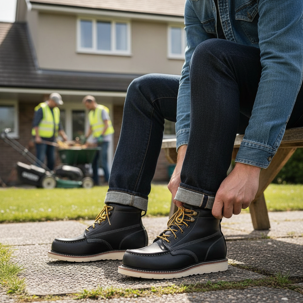 Work Boots NA-BA-640 Black - Botas de Trabajo