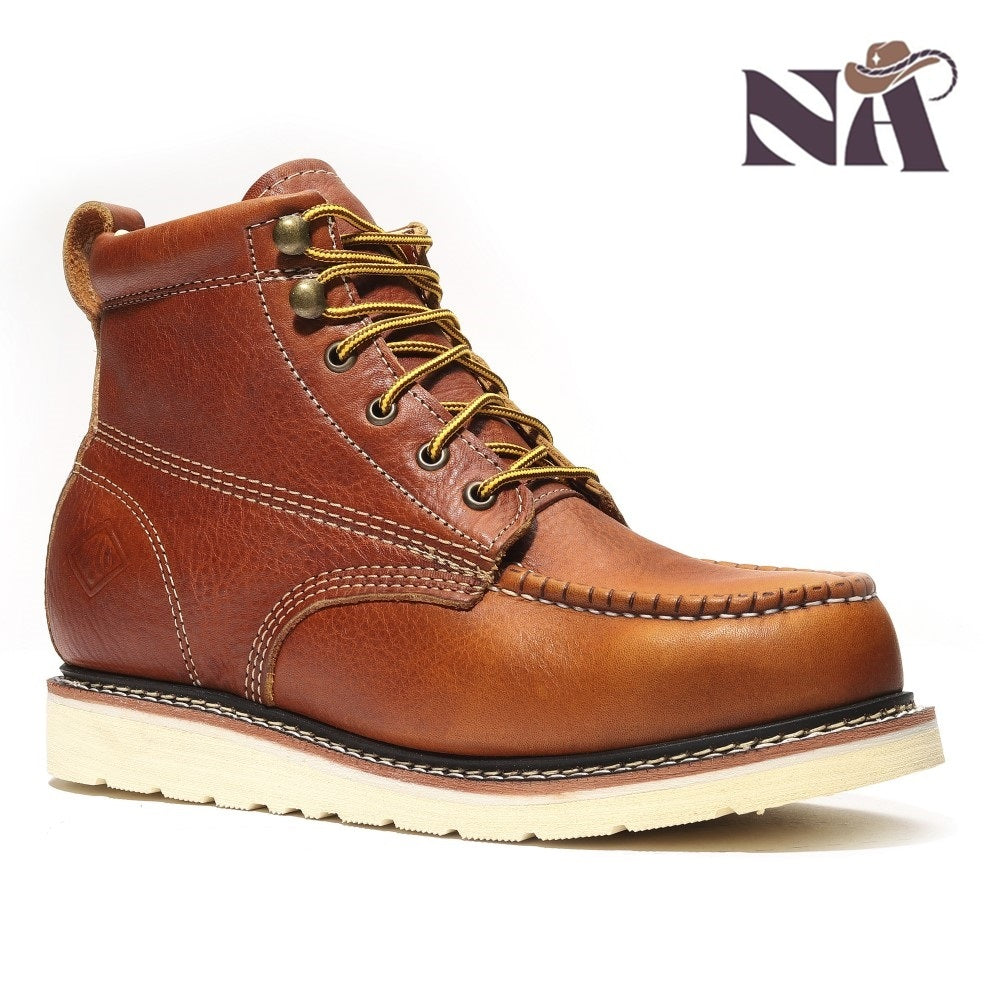 Work Boots NA-BA-640 Golden Brown - Botas de Trabajo