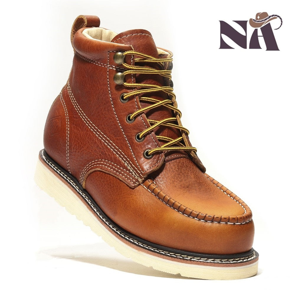 Work Boots NA-BA-640 Golden Brown - Botas de Trabajo