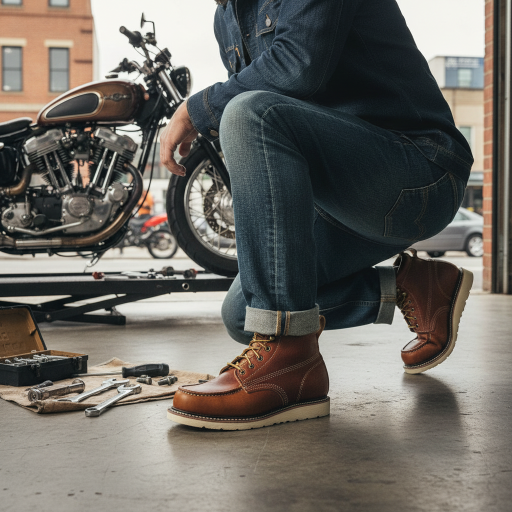 Work Boots NA-BA-640 Golden Brown - Botas de Trabajo