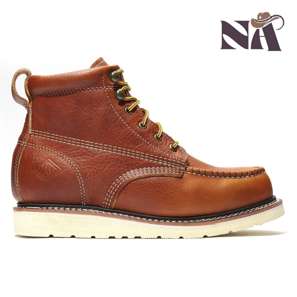 Work Boots NA-BA-640 Golden Brown - Botas de Trabajo