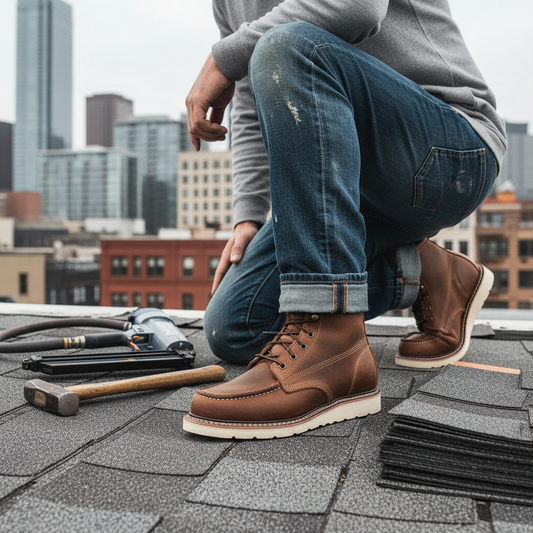 Work Boots NA-BA-840 Crazy Brown - Botas de Trabajo
