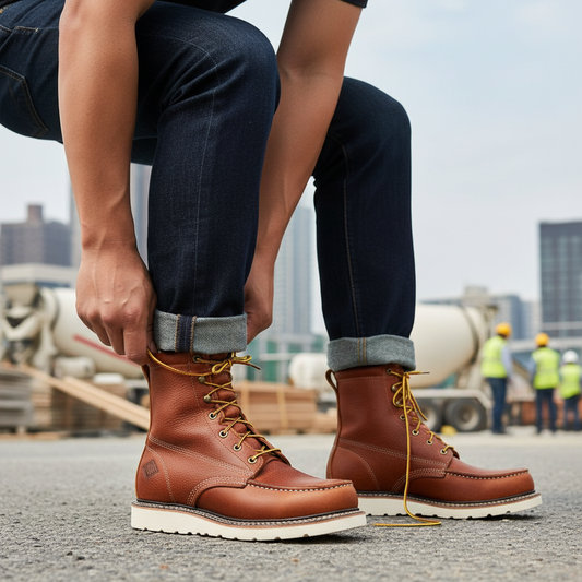 Work Boots NA-BA-840 Golden Brown - Botas de Trabajo