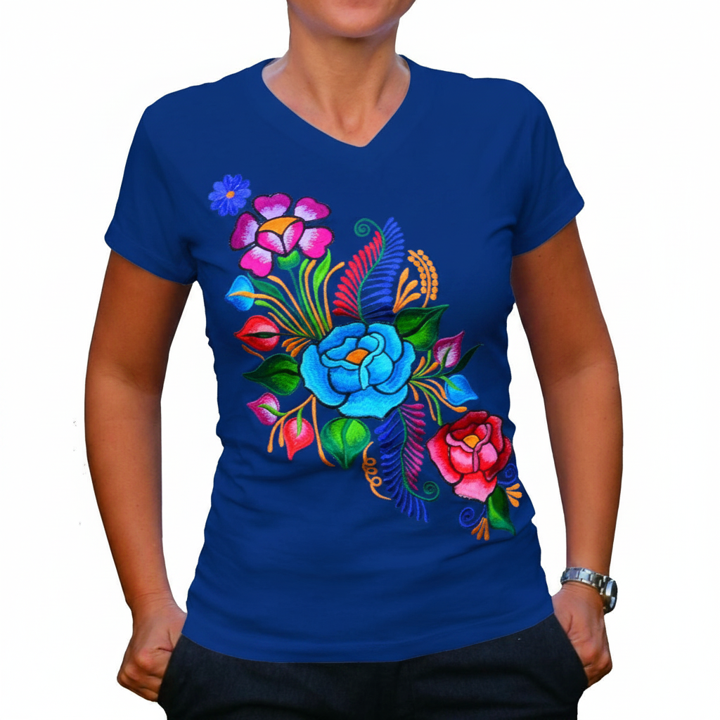 Embroidered Shirt NA-TM-79096 - Playera Bordada