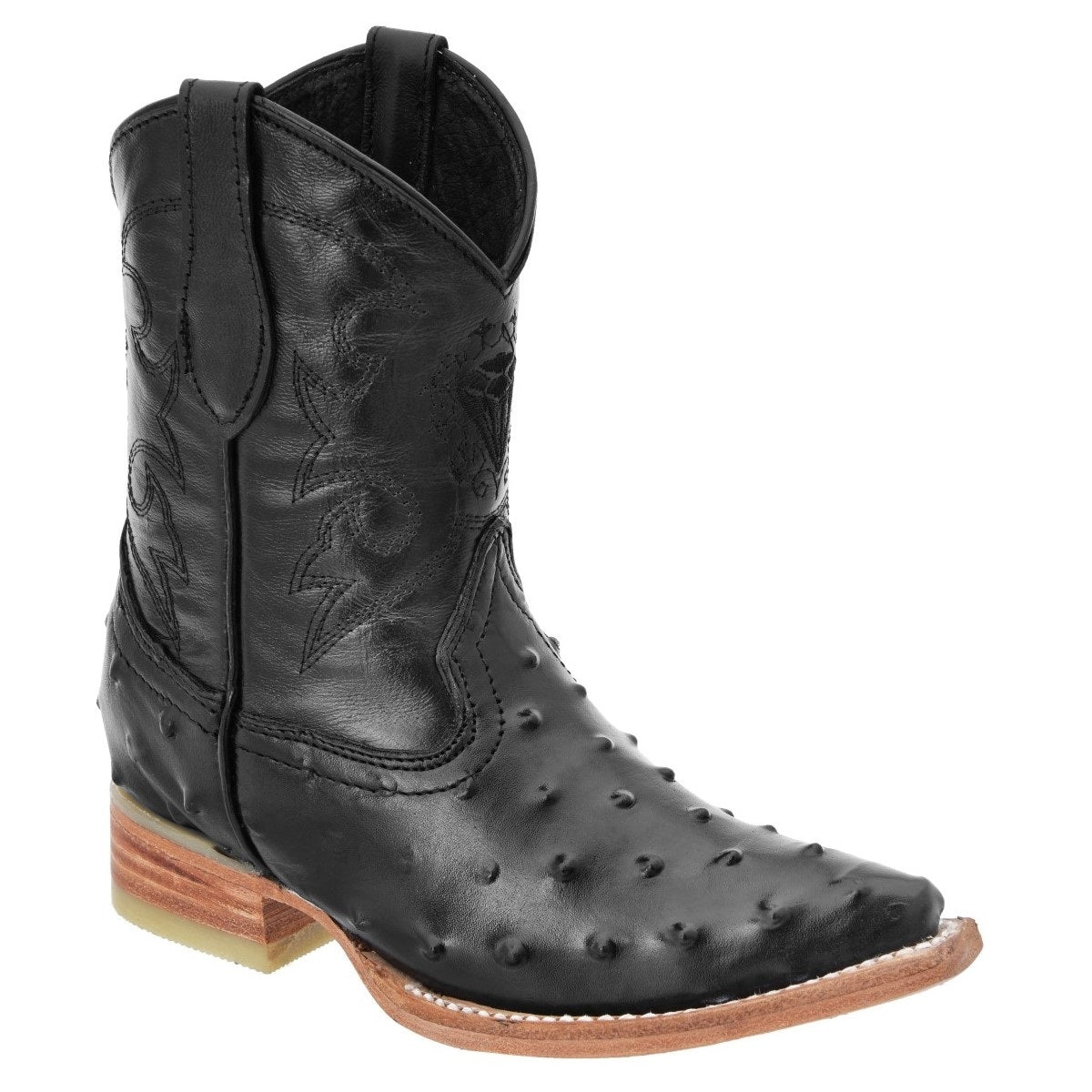 Botas vaqueras para ninos KS-WD0401-374  - Kids Western Boots Negra