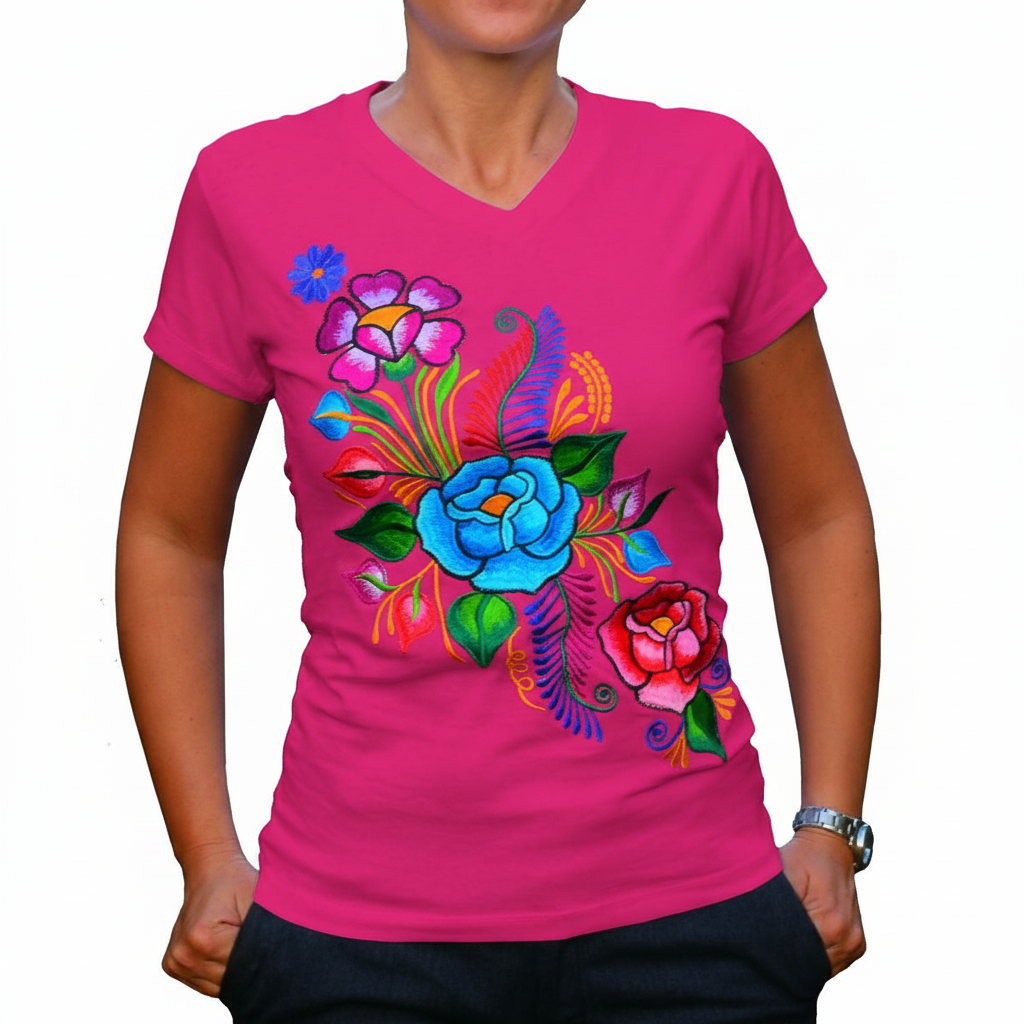 Embroidered Shirt NA-TM-79092 - Playera Bordada