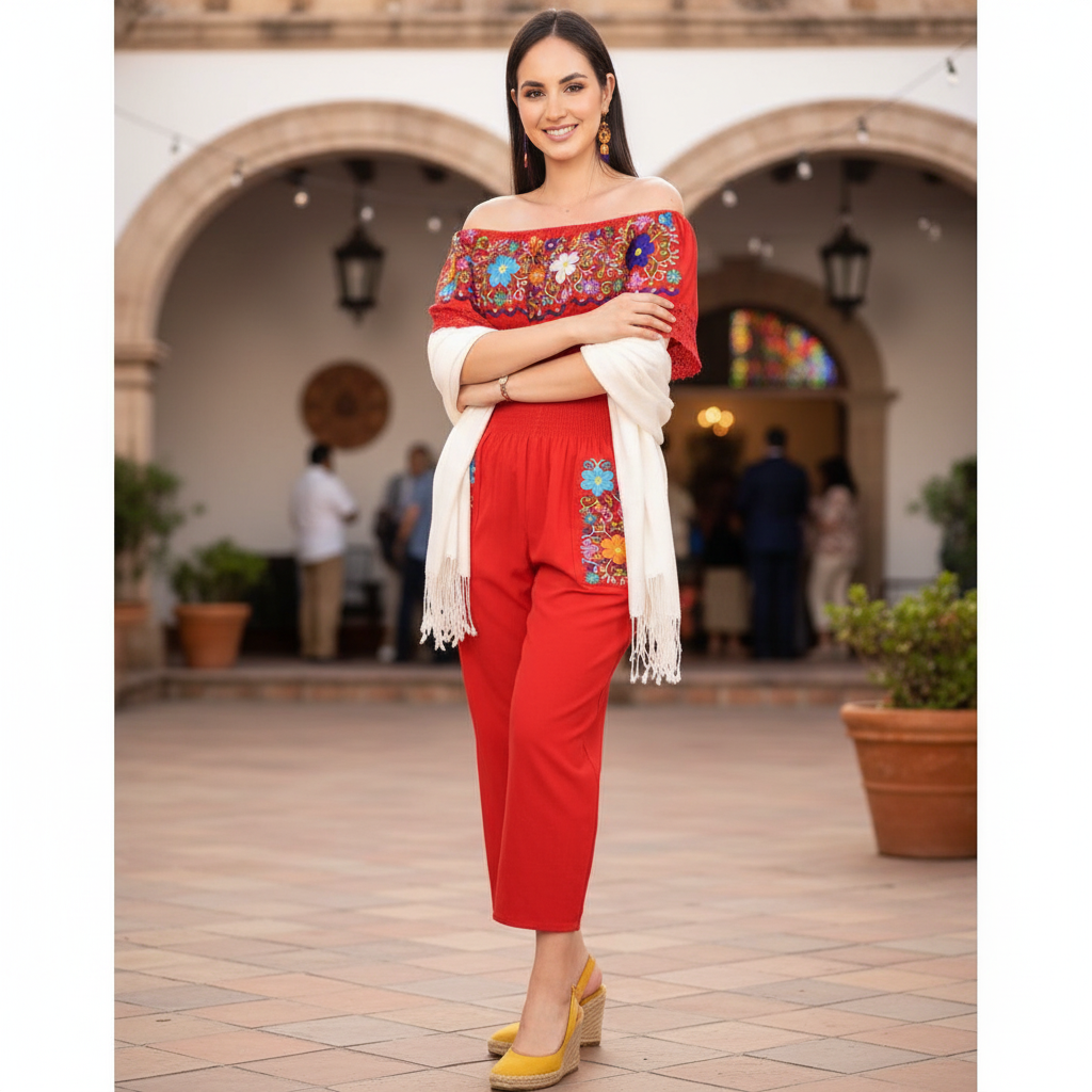 Embroidered Jumper NA-79002- Jumper Bordado