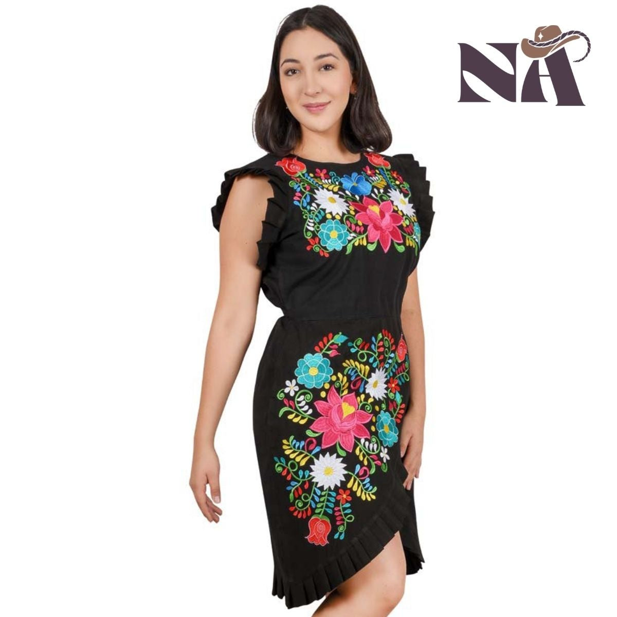 Embroidered Dress NA-TM-79030 - Vestido Bordado