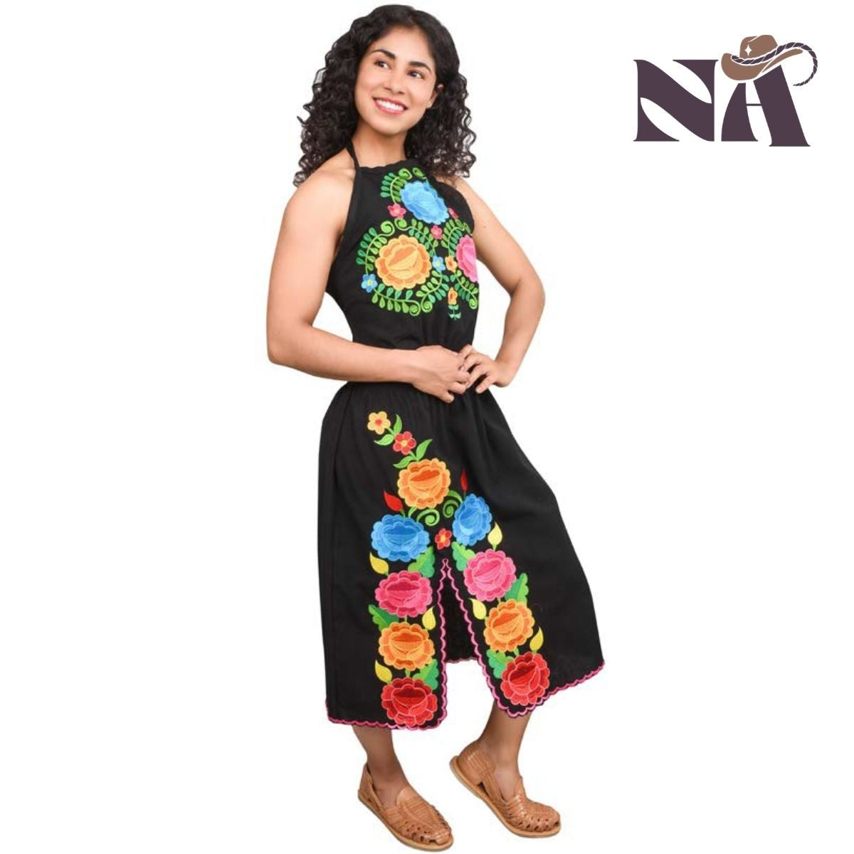 Embroidered Dress NA-TM-79040 - Vestido Bordado de Mujer