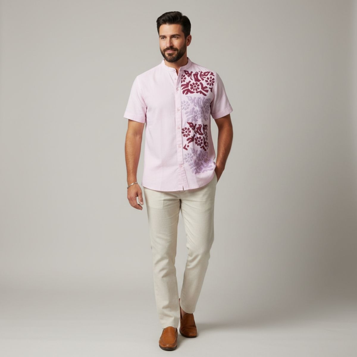 Camisa para Hombre NA-OAX37 Men's Shirt