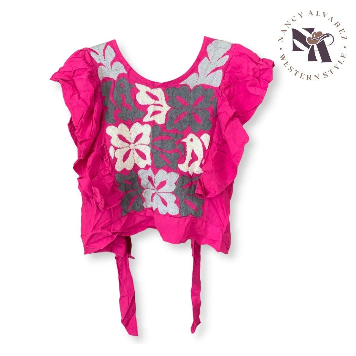 Embroidered Blouse NA-OAX48 - Blusa Bordada