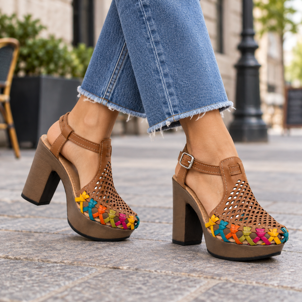 NA-SW1490 - Handmade Leather Shoes for women