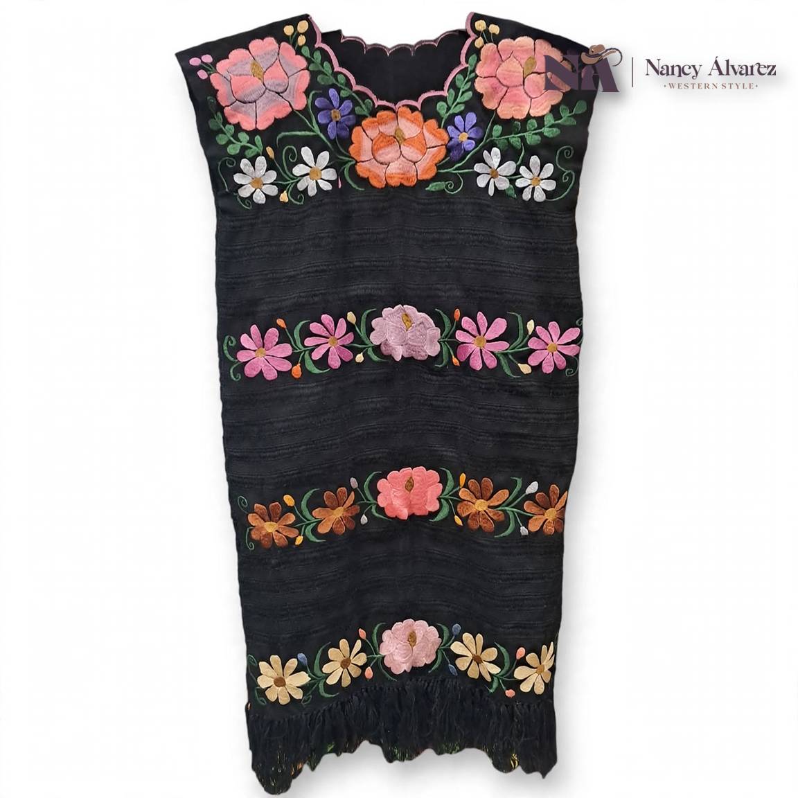 Embroidered Dress NA-SW1501 - Vestido Bordado