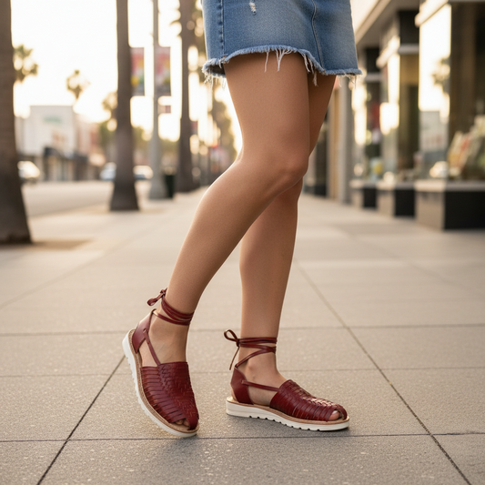 Huaraches NA-TM-35253-1 - Handmade Leather Shoes for women
