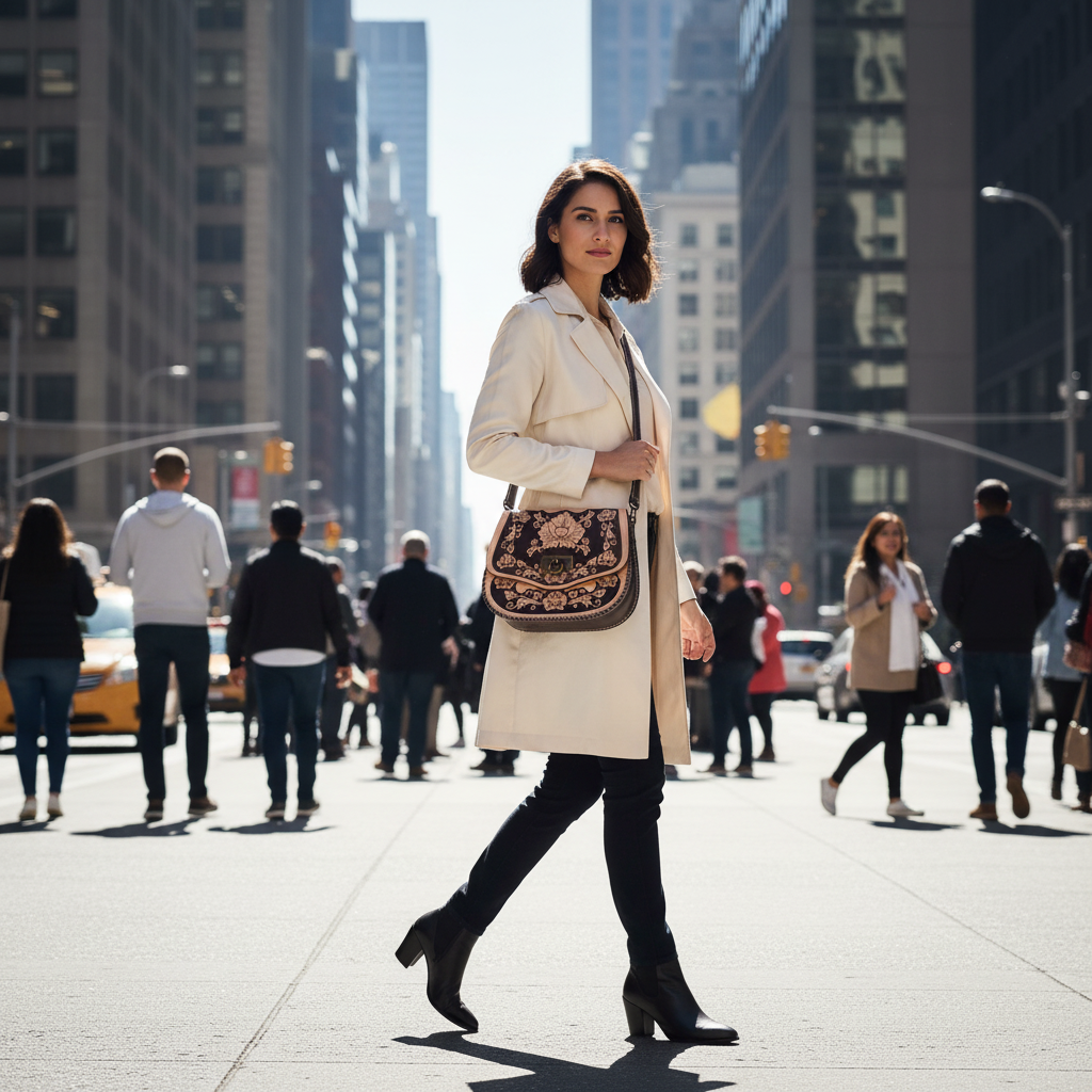 Leather Bag NA-TM-41004 Bolsa de Piel