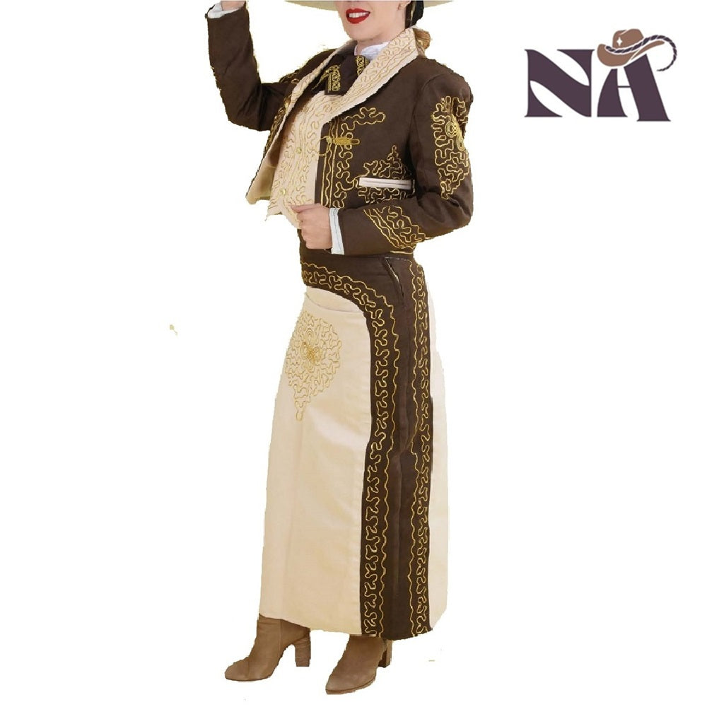 Charro Suit for Women NA-TM-76107 - Traje de Charro
