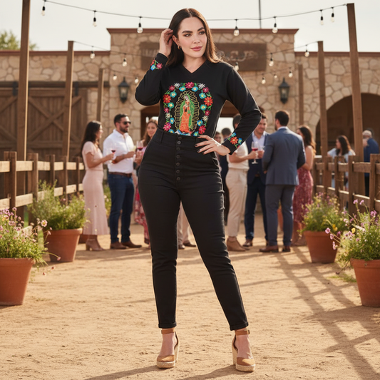 Embroidered Shirt NA-TM-77177 - Playera Bordada