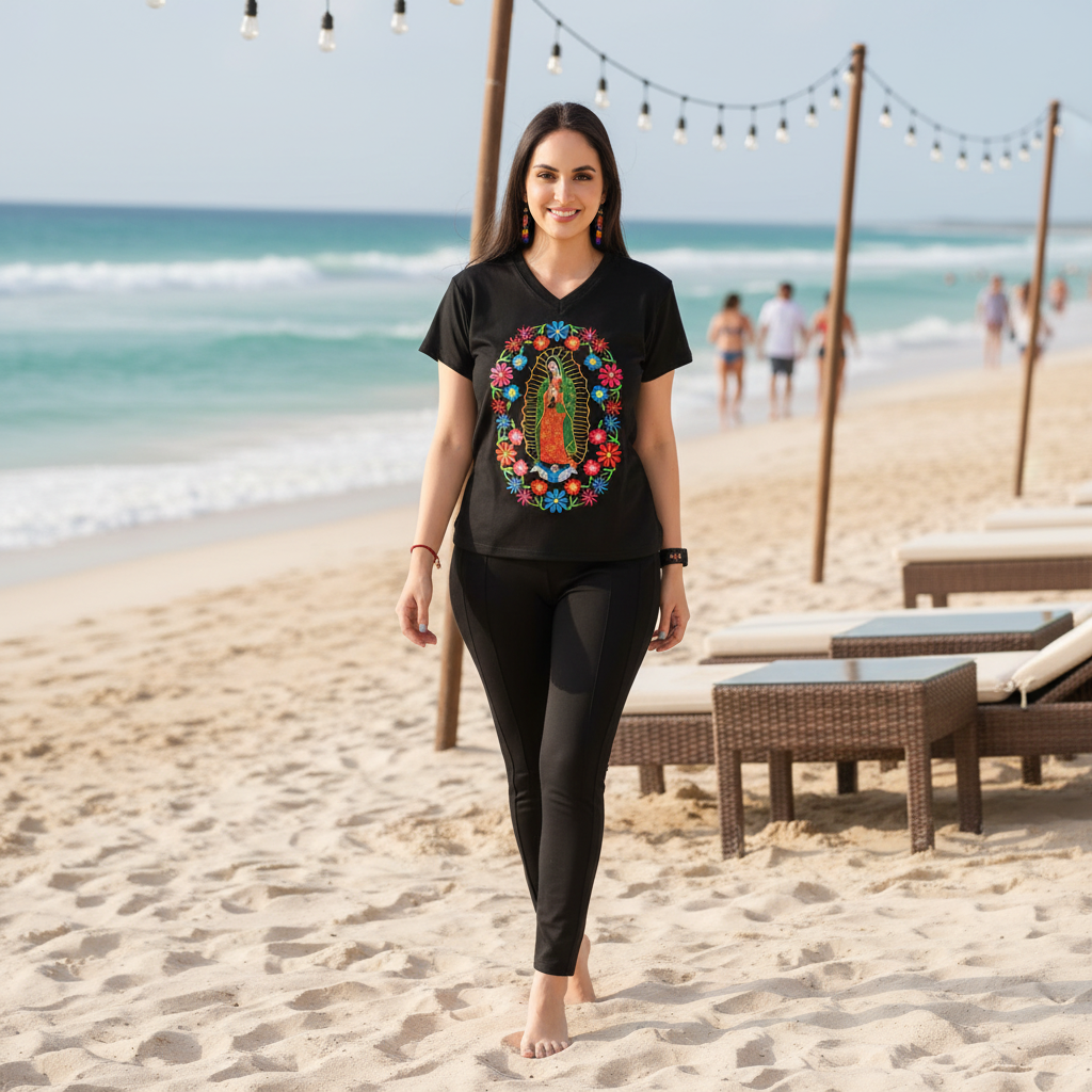 Embroidered Shirt NA-TM-77178 - Playera Bordada
