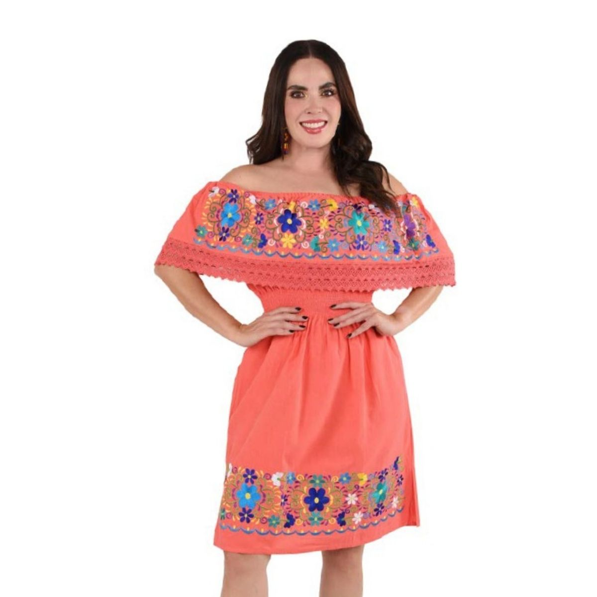Embroidered Dress NA-TM-77306 - Vestido Bordado
