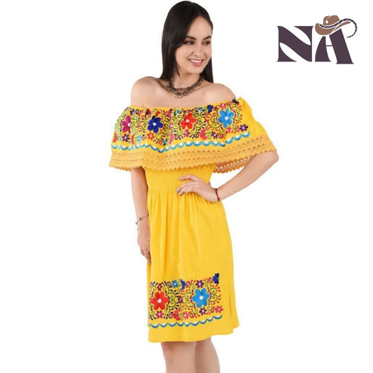 Embroidered Dress NA-TM-77307 - Vestido Bordado