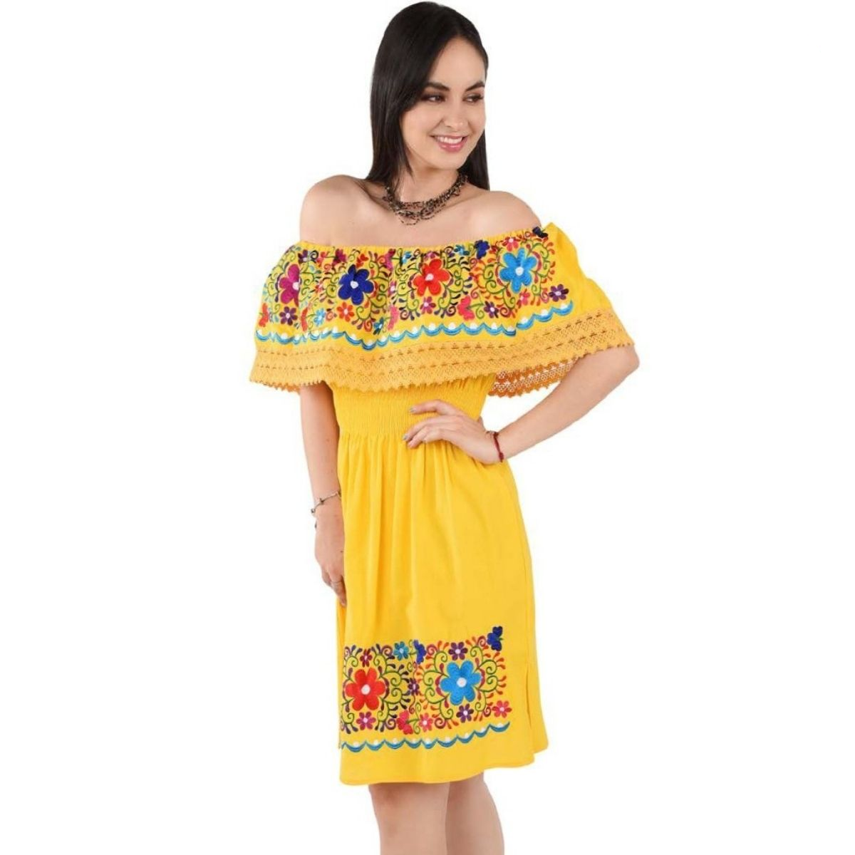 Embroidered Dress NA-TM-77307 - Vestido Bordado