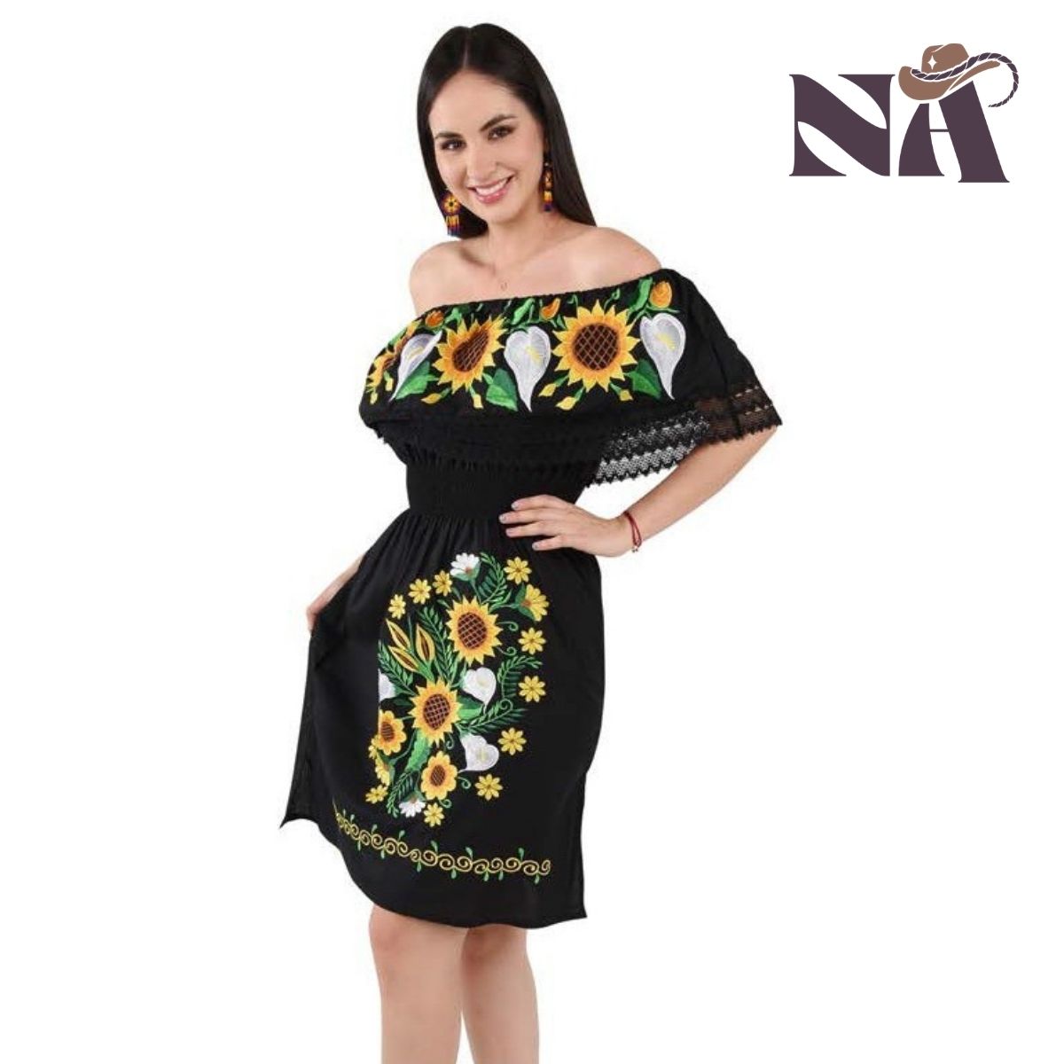 Embroidered Dress NA-TM-77315 - Vestido Bordado
