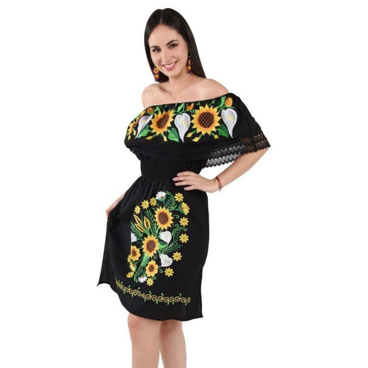 Embroidered Dress NA-TM-77315 - Vestido Bordado