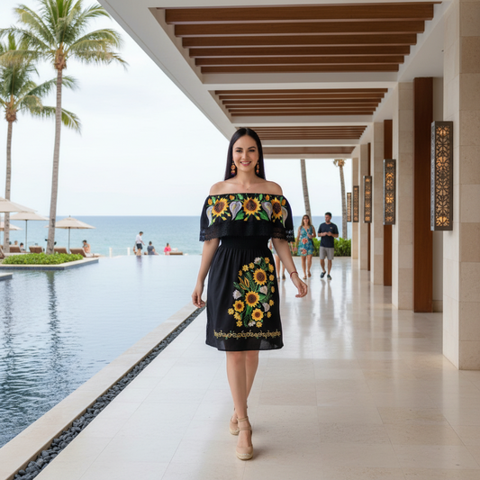 Embroidered Dress NA-TM-77315 - Vestido Bordado