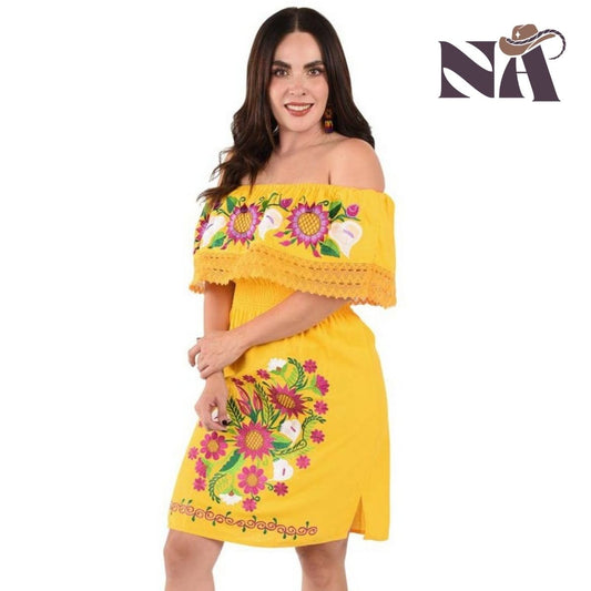 Embroidered Dress NA-TM-77316 - Vestido Bordado