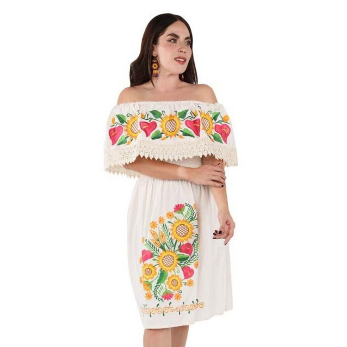 Embroidered Dress NA-TM-77317 - Vestido Bordado